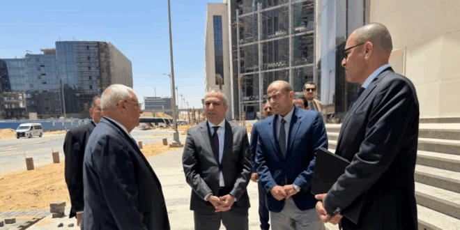 رئيس البنك الزراعي المصري يتفقد الأعمال النهائية بمقر البنك بالعاصمة الإدارية تمهيداً لافتتاحه قريباً