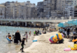 الإقبال على شواطئ الإسكندرية