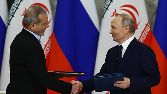 صحيفة أمريكية: روسيا تكثف الدعم العسكرى والاستخباراتى لإيران